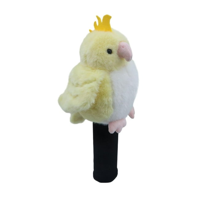 Lipstore Plush Parrot Driver Head Cover Accessories Cartoon Soft Golf Club Head Cover Yellow