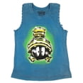 thumbnail image 6 of Looney Tunes Junior's Marvin The Martian Lace-Up Design Distressed Tank, 6 of 6