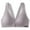 Purple, variant on REORIAFEE Bras for Women Plus Size No Wires Padded Gathered Daily Bra Wireless Bras Deep V Neck Comfy Corset Bra Wide Strap Bra Lightly Lined Classic Seamless Brassiere Anti-Sagging Bra