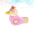 thumbnail image 4 of Shisuyan Wooden Cartoon Bird Whistle Colorful Creative Whistle Animal Musical Toy Early Educational Wind Instruments for Boys and Girls (Random Color), 4 of 8