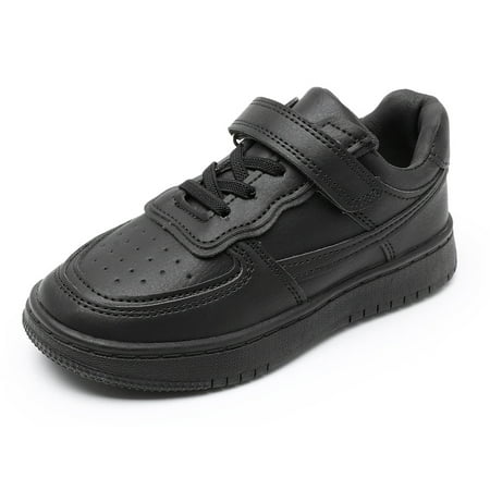 

Apakowa Unisex-child Boys Girls Sports Casual Sneakers (Color : black Size : 1 Little Kid)