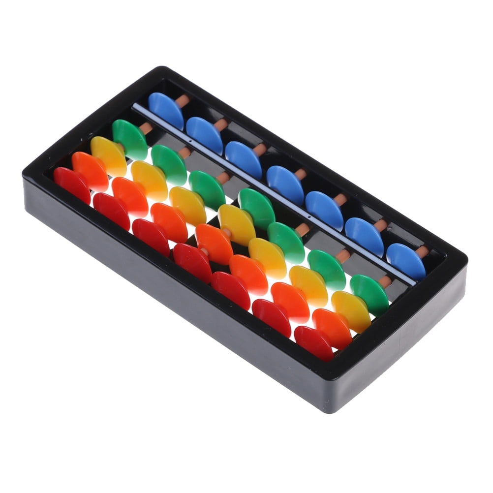 Mini Plastic Abacus Arithmetic 7 Digits Kids Maths Abacus educational Toys FO 