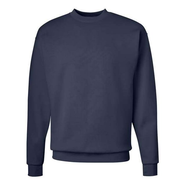 Hanes Chandail Molletonné à Col Rond ComfortBlend EcoSmart pour Hommes - Meilleur Vendeur, 2TG, Marine