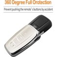 thumbnail image 4 of Key Fob Cover Compatible with Toyota RAV4 Camry Avalon Corolla Highlander C-HR Prius Smart Remote Keychain Case Holder Protector,White, 4 of 6