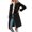 Black, variant on Vedolay Jackets for Women Long Sleeve Cardigan Open Front Button Down Loose Blazer Jackets Black,3XL