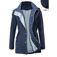 thumbnail image 1 of Imperméable Léger à Capuche Multicolore pour Femmes Camping Randonnée Cyclisme Manteau de Pluie, 1 of 2