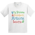 thumbnail image 3 of Inktastic Arizona Grandma Grandpa Love Me Youth T-Shirt, 3 of 5