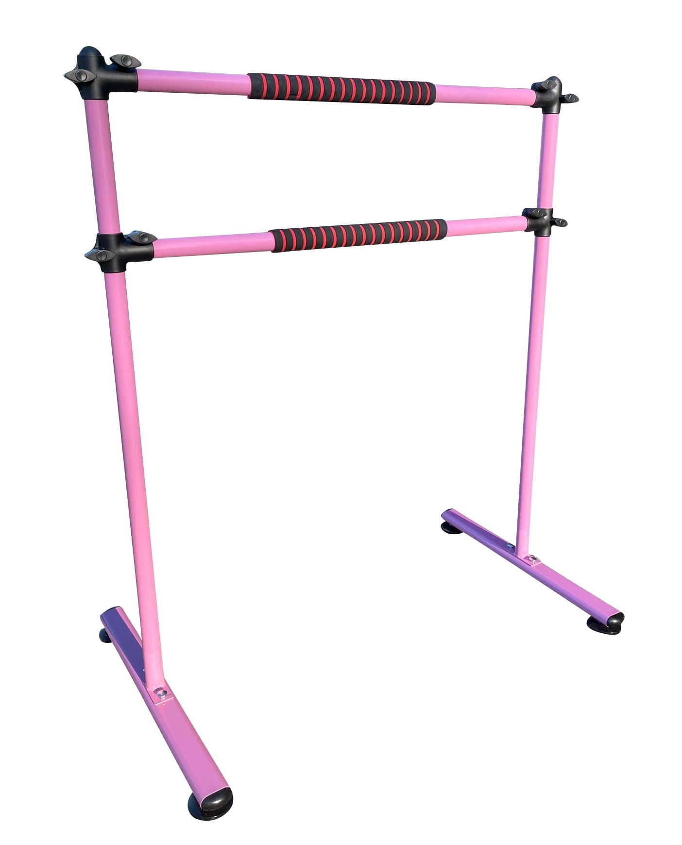 Premium Double Ballet Barre Portable 4FT Ballet Bar for for Kids & Adults, Home or Studio, US