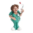 thumbnail image 4 of 2 Esculturas de Resina Modernas Macarena Centro de Mesa Coleccionable Estatuas de Doctor Pincel 8x5x16cm, 4 of 8