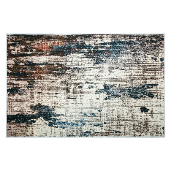 Indoor Soft Carpet, Modern Abstract Area Rug, Modern Area Rug for Kitchen Living Room Bedroom Patio, 15.74 x 23.62 inch