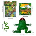 thumbnail image 7 of Jumbo Playset - Reptiles & Frogs from Deluxebase. 9-Piece Large Reptile Animal Figurines Toy Set. Bag of Large Reptile Animal Toys Including Frog, Lizards and Snakes. Great Gifts and Party Favors., 7 of 7