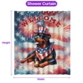 thumbnail image 5 of Rottweiler Patriotic Welcome for 4Th of July Independence Day Shower Curtain Rottie Dog Lover Gifts Idea Waterproof Bathroom Bathtub Curtain - 00010, 5 of 5