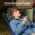 thumbnail image 6 of OuterSpa Ultralight aluminum Lounge Camp Chair Beach Chair for Adults, Lightweight Reclining Camping Chair for Beach,Camp,Lawn,Outdoor, 6 of 11