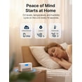 thumbnail image 4 of X-Sense 3-in-1 Carbon Monoxide Detector, with Temperature & Humidity Monitor, Voice Alerts, Replaceable Battery Powered CO Alarm, XC0M-SR, 1-Pack, 4 of 6