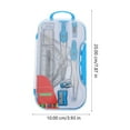 thumbnail image 2 of LOLIPPYY 1set Engineering Drawing Kit Versatile Math Tool For Students Professionals Supplies For Drafting Design Art, 2 of 8