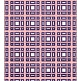 thumbnail image 3 of Geometric Duvet Cover Set, Large and Small Squares and Rectangles Pattern Symmetrical Design, Decorative 3 Piece Bedding Set with 2 Pillow Shams, Calking Size, Dark Purple Blush White, by Ambesonne, 3 of 3