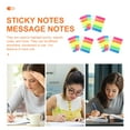 thumbnail image 3 of FRCOLOR Label Stickers Assorted Color Plastic Label Stickers for Marker with Highlight Points Perfect for Notebook Index and Bookmark Use,1.77"X0.47"X0.04", 3 of 5