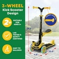 thumbnail image 4 of Kids Scooter with LED Wheel Lights, Adjustable Handlebar, Foldable  for Indoor Outdoor, 4 of 8
