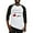 Black/White, variant on CafePress - Someone In California Baseball Jersey - Cotton Baseball Jersey, 3/4 Raglan Sleeve Shirt