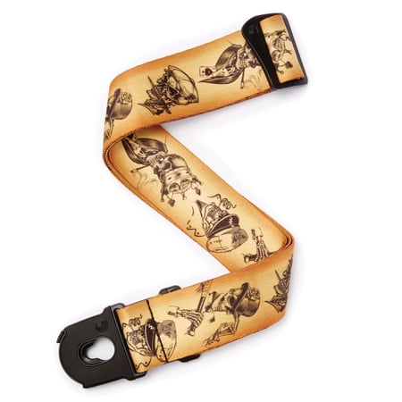 D'Addario Alchemy Planet Lock Guitar Strap, Rogues Gallery