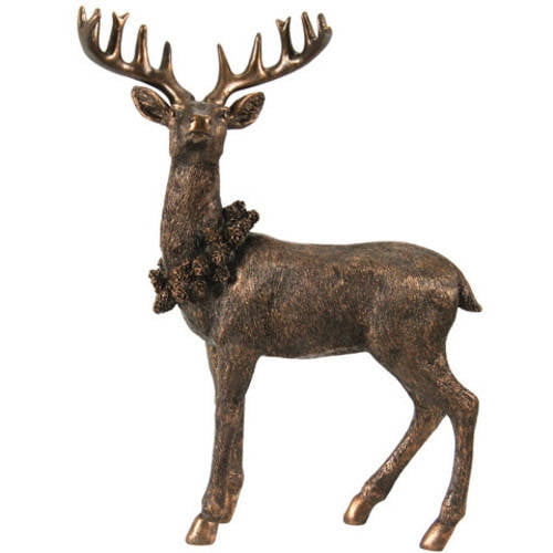 Holiday Time Standing Brown Deer