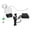 Black - US Plug, variant on Rupoun Outdoor Security Camera 1080P Wireless WiFi IP66 Waterproof Home Surveillance Cam with Pan Tilt Humanoid Tracking Dual Storage Wall Mount US Plug (7.87 inches / 20 cm) For Home Safety