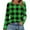 Green, variant on Women's Long Sleeve Shirts Color Block Casual Crewneck T Shirts Comfort Tops Spring Fall Fashion Clothing Orange XXL