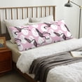 thumbnail image 4 of Balery Pineapple Flamingo Funda Protectora para Almohada Corporal de Algodón Hipoalergénico con Cierre(55 x 21 pulgadas), Almohadas No Incluidas, 4 of 7