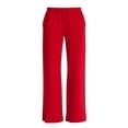thumbnail image 7 of Nugftut Womens Wide Leg Pants Striped Elastic Waist Casual Sweatpants Lightweight Fall Pants, 7 of 7