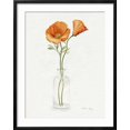 thumbnail image 2 of Art.com California Poppy Vase II Art Print by Grace Popp, Black Frame Wall Art, 23" x 29", 2 of 5