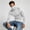 (Casual 19)White, variant on Men's Turtleneck Long Sleeve Base Layer Shirt, Integrated Face Cover Soft Stretchy Thermal Compression Long Sleeve Tee, Outdoor Windproof Pullover Top For Men