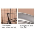 thumbnail image 3 of Travelwant Hanging Pet Bowl, Dog Crate Bowl Dog Kennel Bowl Non Spill Stainless Steel Food Water Bowls Bunny Feeder with Hook for, 3 of 7