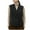 Black, variant on HAiming Sleeveless V Neck Jacket for Women Lightweight Buttons Solid Color Winter Warm Coats with Pockets