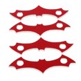 thumbnail image 2 of 4pcs Skateboard -drop Bridge Junta de uñas Tablero largo Almohadilla de hardware al aire libre rojo Sunnimix Junta de protección del monopatín, 2 of 8