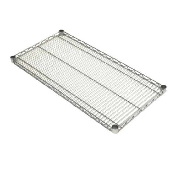 Seville Classics SHE18308SH Commercial NSF Stainless Steel Top WorktHle Shelf, 18" D x 48" W x 1" H