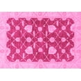 thumbnail image 1 of Ahgly Company Indoor Rectangle Abstract Pink Modern Area Rugs, 3' x 5', 1 of 4