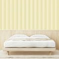 thumbnail image 4 of Ambesonne Pinstripe Peel & Stick Wallpaper for Home, Torn Paper Effect Lines, 13"x72", Pale Yellow Champagne, 4 of 6