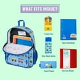 thumbnail image 5 of Wildkin Kids Recycled Eco Backpack for Boys and Girls (Trains, Planes & Trucks), 5 of 9