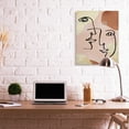 thumbnail image 2 of Stupell Industries Mixed Faces Abstract Linework Portrait Brown Yellow Canvas Wall Art by Ziwei Li, 2 of 6
