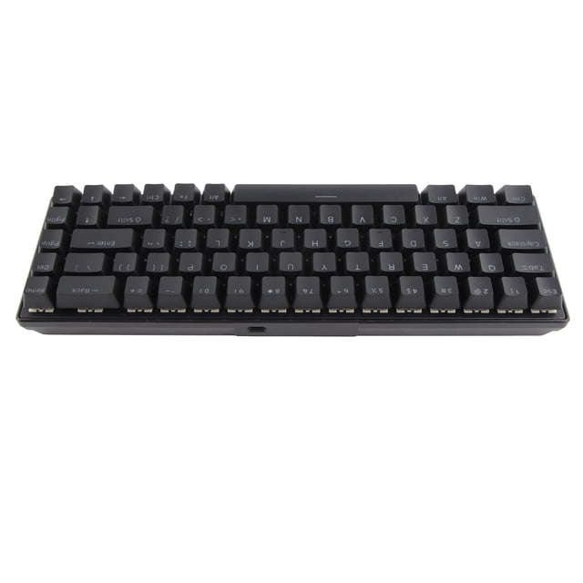 Wired Gaming Keyboard, Mechanical RGB Backlight Keyboard, Portable 68 Keys Keyboard With Blue Switch, Anti Ghosting For Win