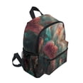 thumbnail image 2 of FORMRS School Backpack with Front Zippered Pocket 12" Student Travel Daypack, Psychedelic Forest, 2 of 6