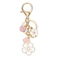 thumbnail image 2 of Mikovivi Cat Keyring, Cute Enamel Flower Kawaii Bag Charms Cat Key Chain Japanese Garden Decoration For Car Keys Handbag Girls Women DIY Gift 2 of 13