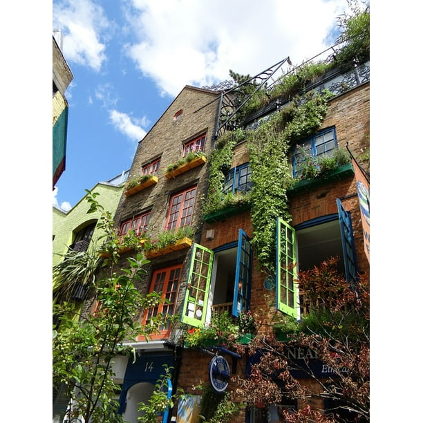 Facade Artfully Home Colorful City Flowers Inch By 30 Inch Laminated Poster With Bright Colors And Vivid Imagery Fits Perfectly In Many Attractive Frames Walmart Com Walmart Com
