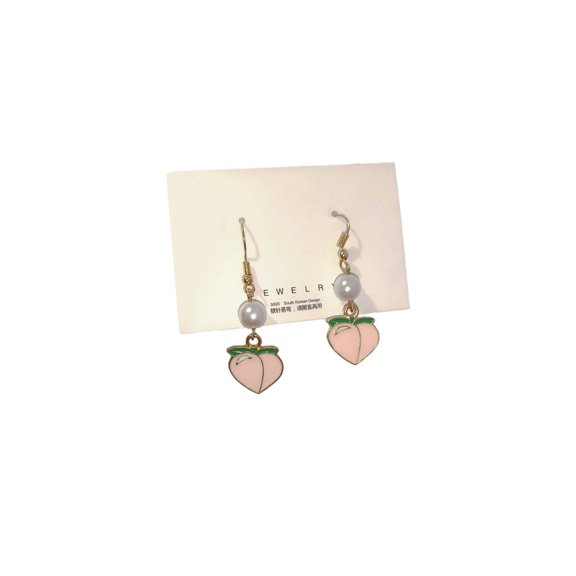 DESIGNICE 2Pairs Earrings,French Baroque Design with Pearl Drop Pendant Stud Earrings for Women,Exquisite Irregular Pearls Refined Elegance Clip on Earrings,Style6