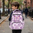thumbnail image 6 of HELLHERO Multiple Compartments Boys Backpack for School Travel, 600D Polyester Multi-Pockets Bookbag, Butterfly Tie Dye Pattern, 6 of 7