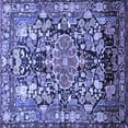 thumbnail image 1 of Ahgly Company Indoor Square Animal Blue Traditional Area Rugs, 7' Square, 1 of 4