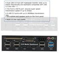 thumbnail image 3 of Puertos multifunció USB 3.0 Hub Esata lector de Tarjetas interna Pach Medios del panel Audio frontal para sd ms cf tf m2 mmc las tarjetas de memoria se Ajustan A 5.25, 3 of 7
