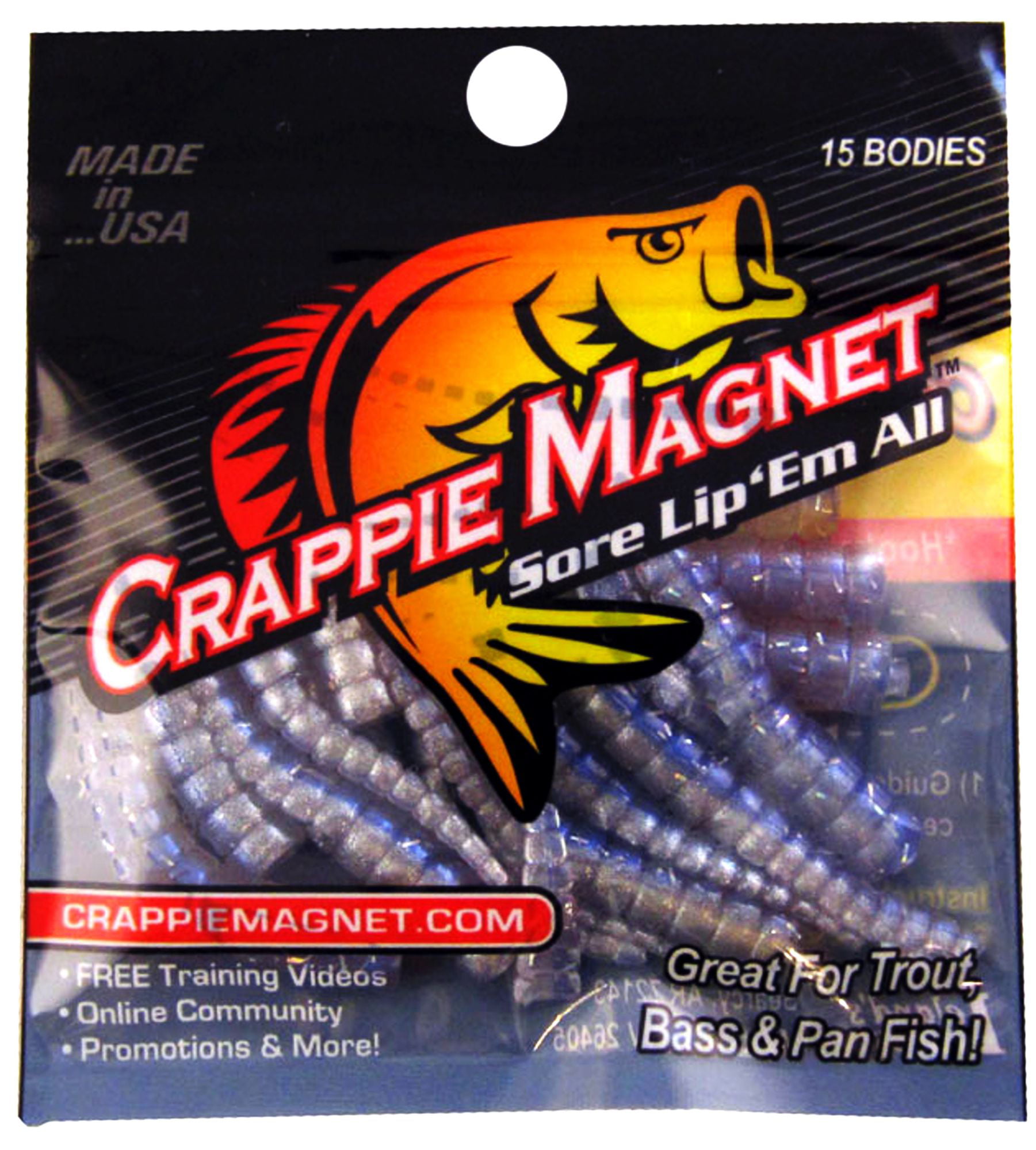Leland's Crappie Slab Magnet 2.5" Soft Bait Fishing Lures DOUBLE UGLY