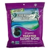 Emerald Cove Organic Pacific Toasted Sushi Nori, 50 Sheets