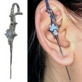 thumbnail image 2 of Minimalist Punk Hip Hop Ear Bridge Puncture Ear Needle Earrings Hyperbole Cool Earrings for Women Aesthetic Ear Jewelry, 2 of 8